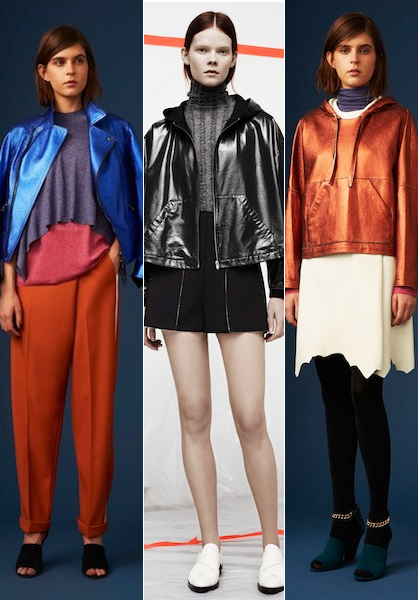 Pre Fall 2014 Leather Trends Metallic